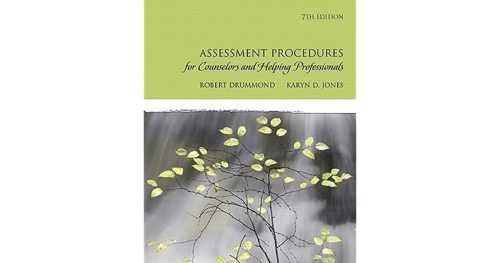 Assessment Procedures For Counselors And Helping Professionals