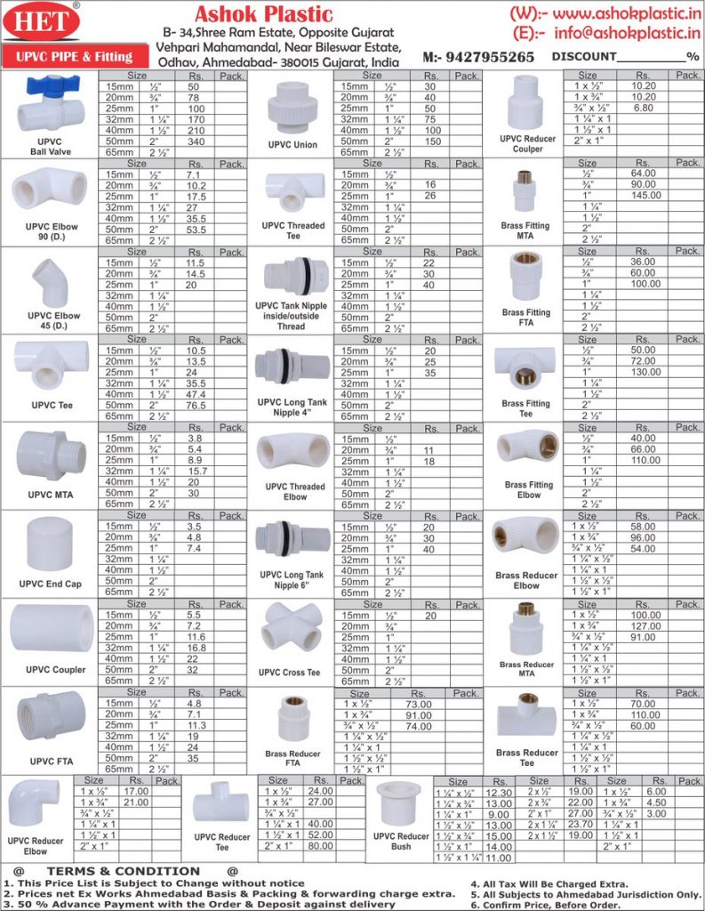 Pipe Flange Price List