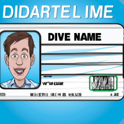 photoshop drivers license template download
