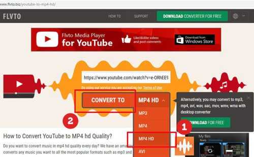 Convert and Download YouTube to HD Videos