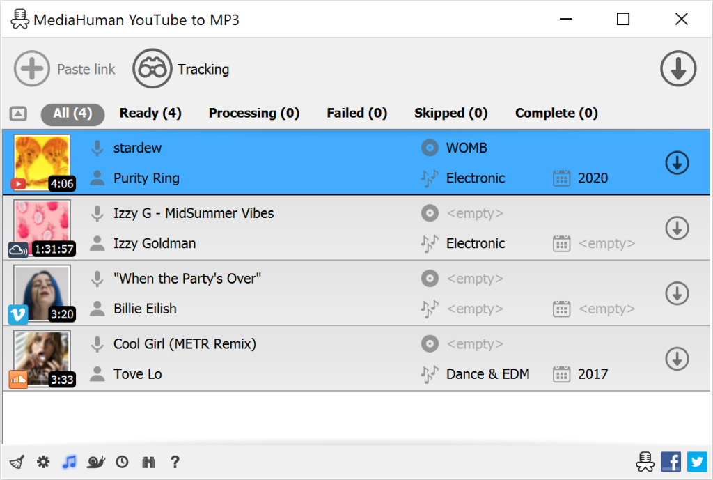 Download YouTube to MP3