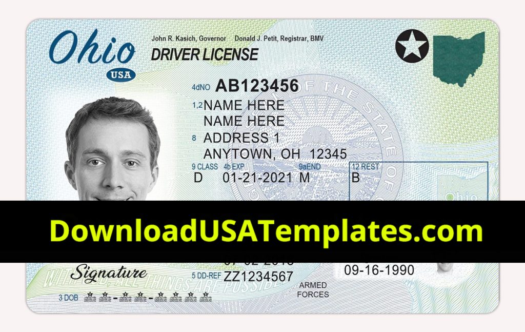 Drivers License Template PSD Free Download | Get Your Free Copy