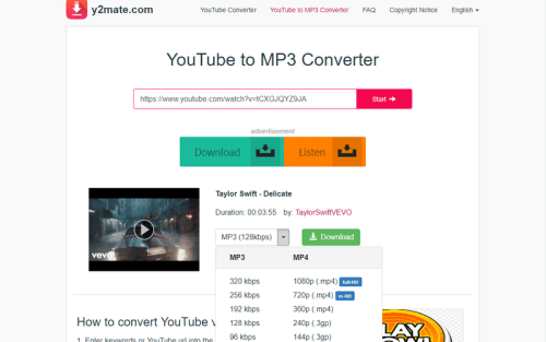 “MP3 320kbps Download – High Quality Audio for Your Listening Pleasure”