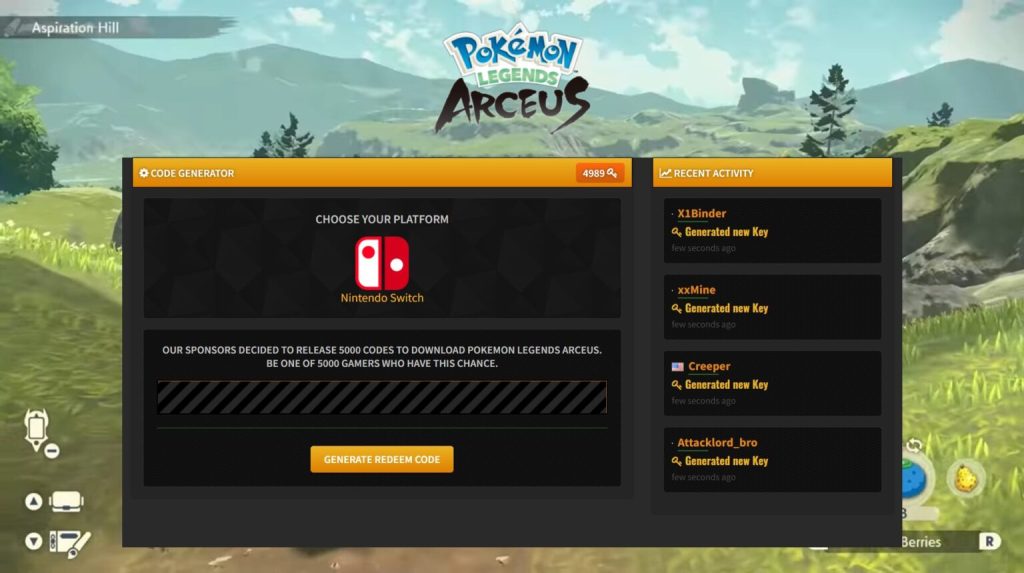 Pokemon Legends Arceus Download Code Get Your Code Now! Bancantix