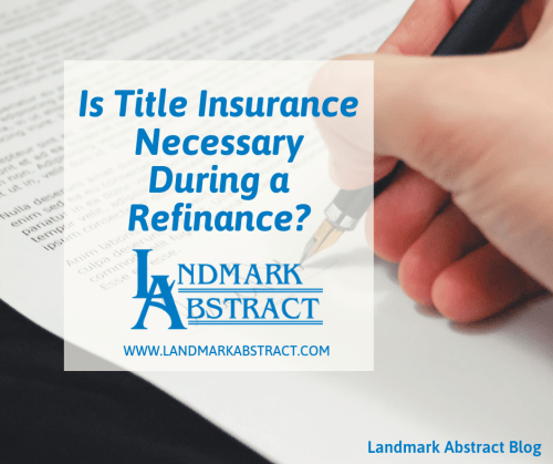 Title Insurance Refinance.